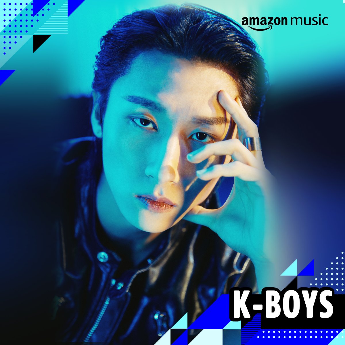 I.M on the cover of the K-Boys playlist on Amazon Music! Listen to 'OVERDRIVE' on the playlist and the new EP now! 🔗 amzn.to/3OaH80Z @amazonmusic #IM #아이엠 #OVERDRIVE