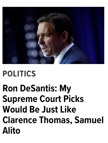 “My name is Rob Death Santis and I believe in SCOTUS corruption!”  #DeathSantis