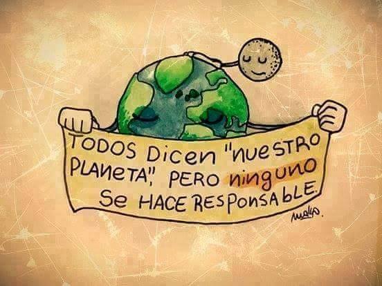 EcoInventos's tweet photo. Muchos dicen "nuestro planeta", pero pocos se hacen responsables. https://t.co/lXDwD6IFW4