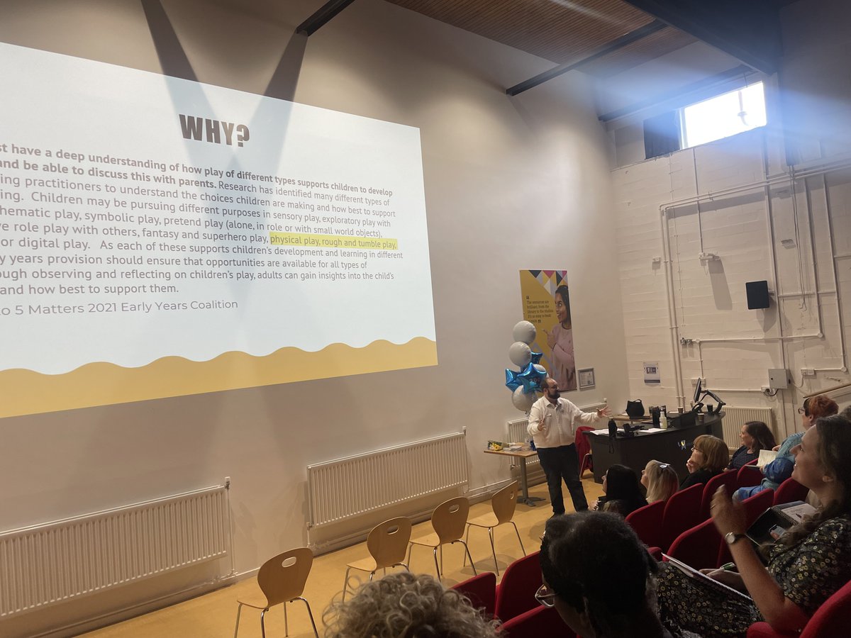 Onto Tim Hopkins who shares the value of rough and tumble play! Reflections on the importance of this in Early Childhood <a href="/wlv_uni/">University of Wolverhampton</a> <a href="/earlyed_uk/">Early Education</a> <a href="/wlv_education/">WLV Education</a>