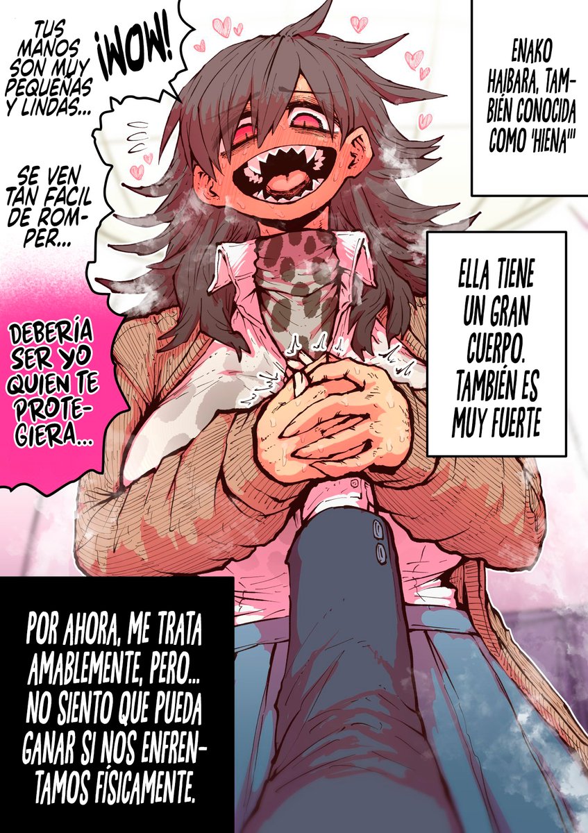SeventySeven_S's tweet photo. @zyugoya Thanks for the second part of the story! @zyugoya!
ハイエナちゃんに狙われて（2）En español. https://t.co/6MMQuvnBzB