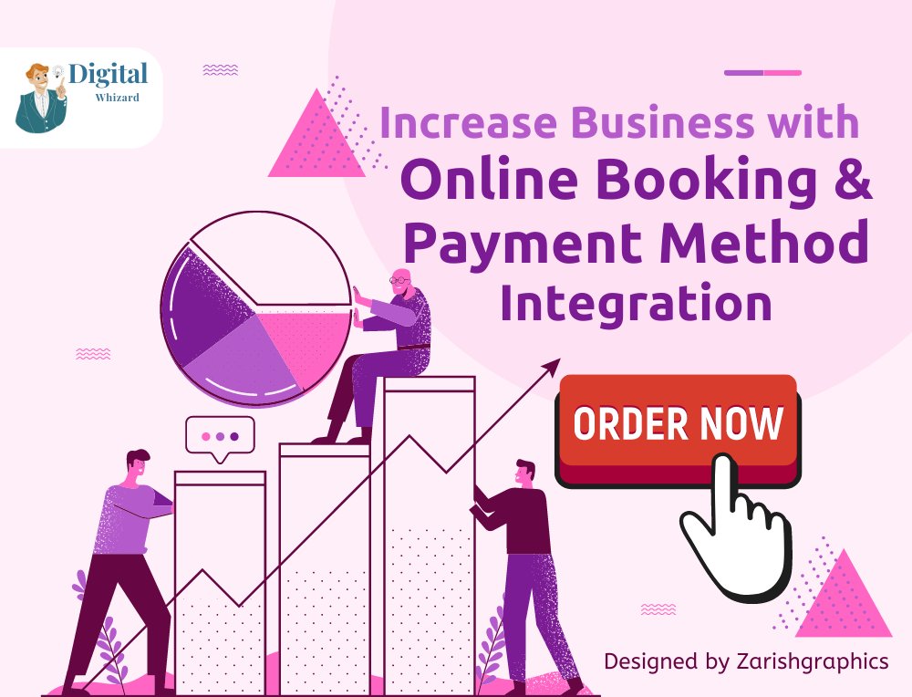 digitalwhizard's tweet image. 📅💻 Simplify Booking and Payments with Online Integration! Let&apos;s Streamline Your Business Processes! 🔥

📢 Ready to revolutionize your booking and payment processes? 

#FreelanceWebDeveloper #OnlineBookingSystem #SecurePaymentIntegration #DigitalWhizard #OptimizeYourBusiness