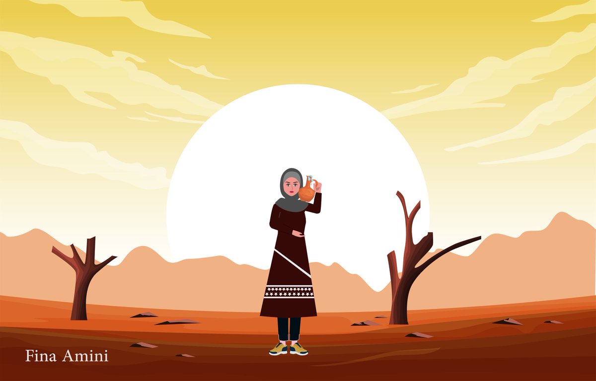 Fina Amini (@finaamini) on Twitter photo Digital character challenge from #Illustrator Week 2/5
Saving water consumption or the consequences of excessive water consumption
#SaveWater
<a href="/CodeToInspire/">Code to Inspire</a>
<a href="/f_forough/">Fereshteh Forough</a>
<a href="/Farahnaz786Art/">Farahnaz Osmani</a>
#AfghanGirlsDesign
#AfghanGirlsCode
#characterdesign #GraphicDesign Digital character challenge from #Illustrator Week 2/5
Saving water consumption or the consequences of excessive water consumption
#SaveWater
<a href="/CodeToInspire/">Code to Inspire</a>
<a href="/f_forough/">Fereshteh Forough</a>
<a href="/Farahnaz786Art/">Farahnaz Osmani</a>
#AfghanGirlsDesign
#AfghanGirlsCode
#characterdesign #GraphicDesign