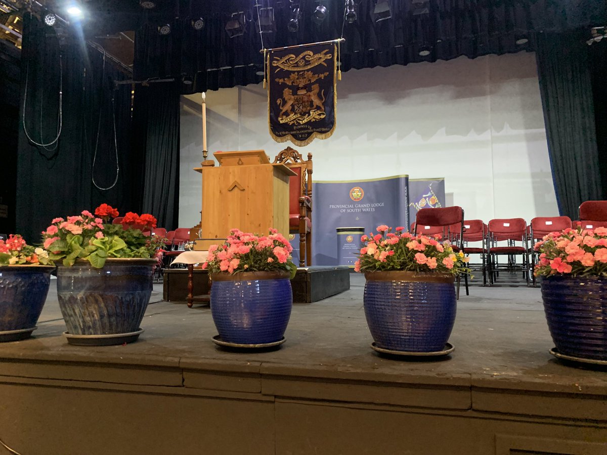 Brethren and Companions are enjoying each other’s friendship at the Festive board in Barry.
Over 100 have booked in to dine, lots of noise, fun and laughter.
Awaiting the opening of Provincial Grand Lodge. <a href="/monmasons/">Monmouthshire Masons</a> <a href="/JamesRossAJR/">PGM West Wales MEGS</a>