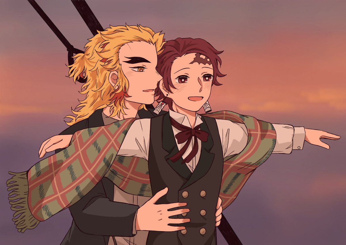 今夜タiiイiタiニiッiク放i送するので
前に描いた🚢パロ🔥🎴再掲 