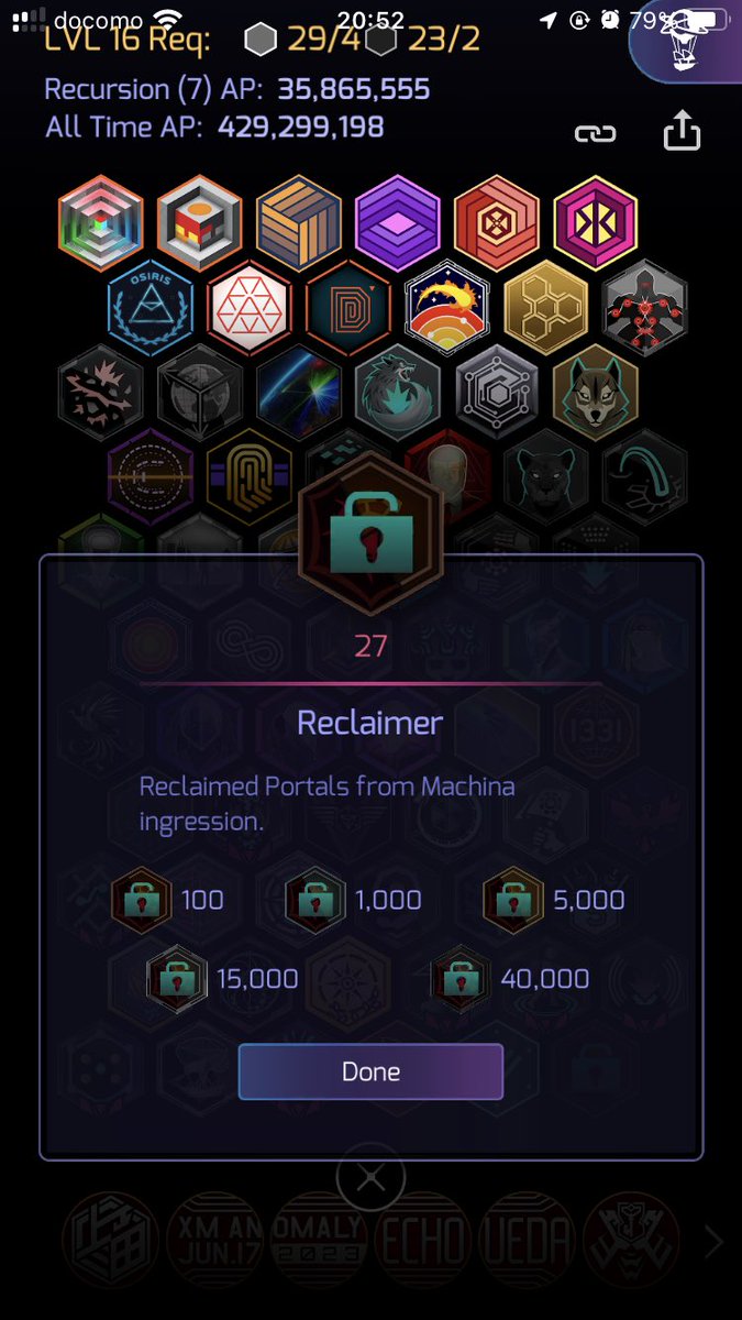 qkatsu's tweet image. 不快指数81の中行ってきました。
60km走り回って27しか狩れず。
川越都会だから近くにゼンゼンナインダヨナーシヤーナイ😙
Reclaimerの要件がわからん🧐
#ingress #machina #reclaimer