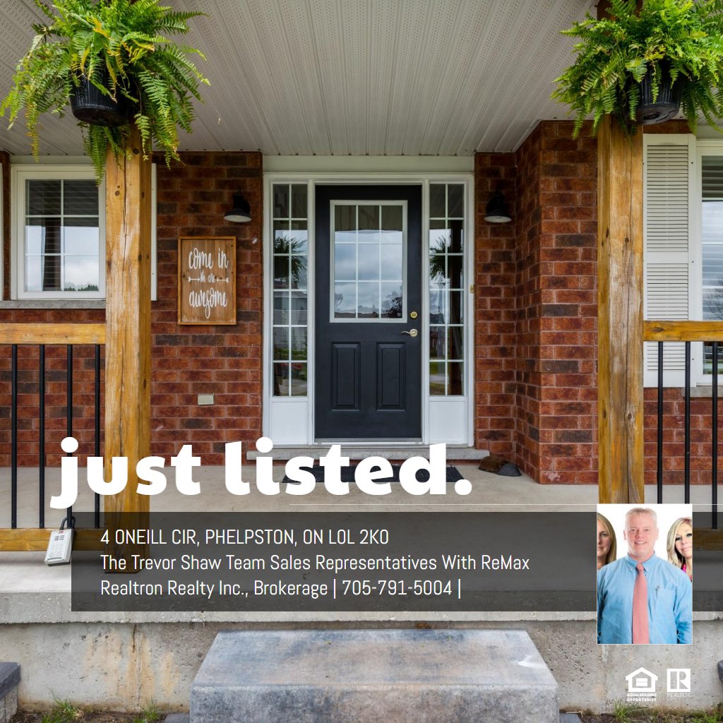 homeshots's tweet image. This Home sits on a large pie-shaped lot in #Phelpston &amp;amp; offers a pool, covered front Porch &amp;amp; landscaping! #RealEstate Watch the virtual tour for 4 O’Neill Circle here ecs.page.link/51PVq Contact Trevor Shaw @ 705-791-5004 or info@barriehome.net for details!