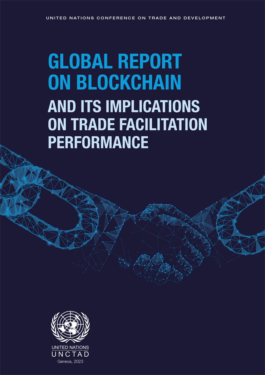 For some, #blockchain is just a buzzword. For others, it's a gateway to faster & cheaper trade procedures.

This @UNCTAD's report explores the features of the blockchain technology as well as policy considerations & design options in this industry. ➡️ bit.ly/3pgF8dF