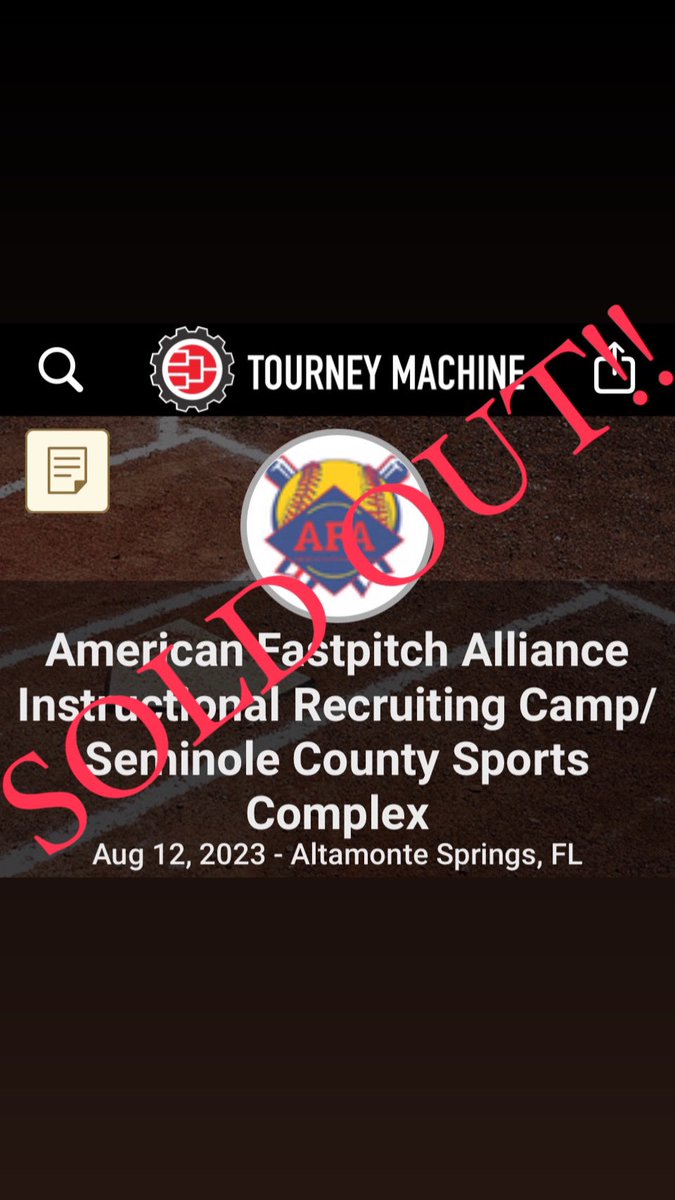 GoPlay_AFA's tweet photo. Camp is Sold Out! https://t.co/AQNexylcBx