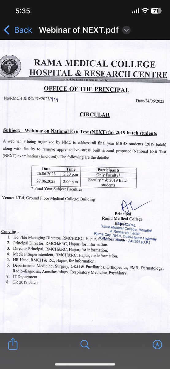 Prashantnain9's tweet photo. Be ready respected seniors ๐ค๐
#mbbs2019batch
#NEXT @NMC_IND @MoHFW_INDIA https://t.co/InMIWZHucu