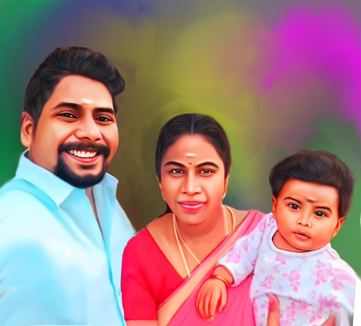 #smudgepainting #artwork #digitalart #digitaloilpainting #imaginaryart #familygoals #happiness #coupleart #gifts #frames #penciart #posterart #Glassart #indiangifts #tamil #chennai #woodart #tamilgirls #chennaimodels