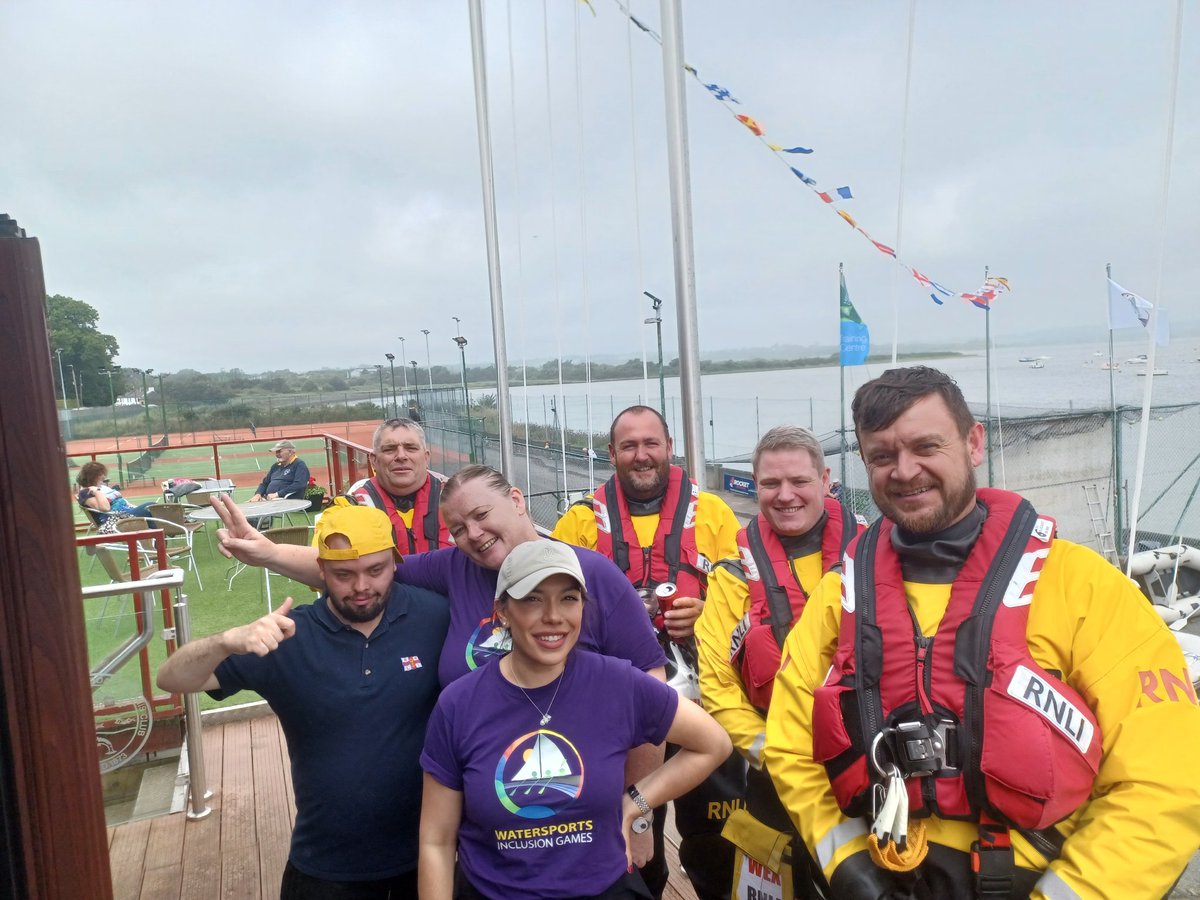 Great support from <a href="/RNLI/">RNLI</a> #Wexford for the #WatersportsInclusionGames here in Wexford Harbour Boat &amp; Tennis Club 
#inclusion #Diversity