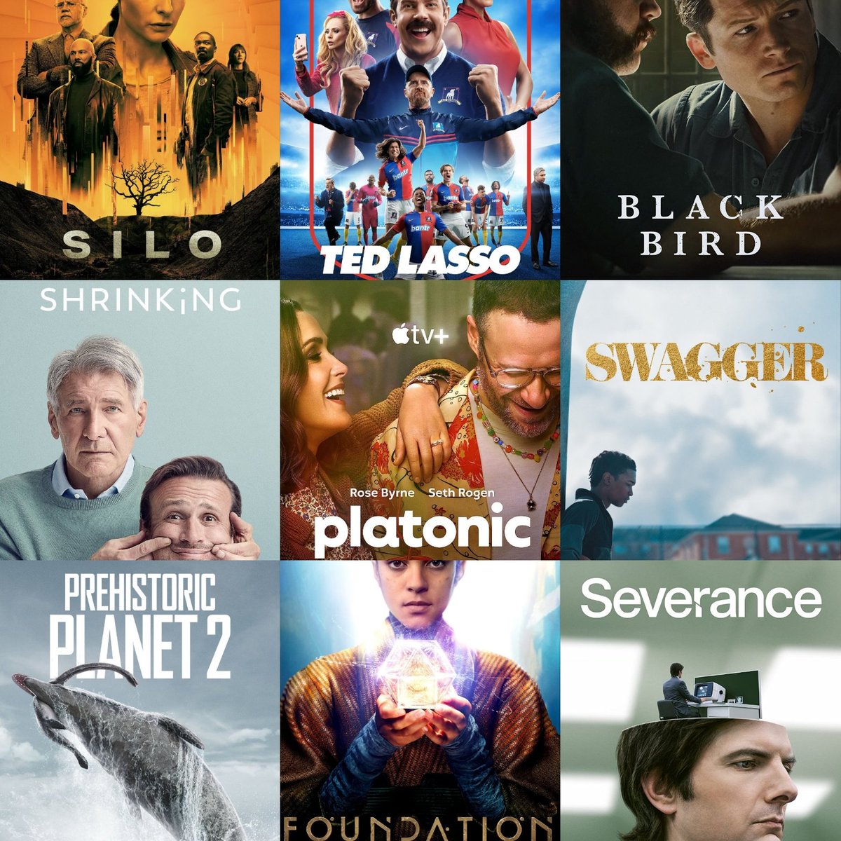 Apple TV has set about creating a solid stable of original IP, ventured into different genres and overall appear to be focusing on quality> to gain a solid audience base. With what they have + what they have coming they might just be the best streamer atm! #Silo    #Platonic