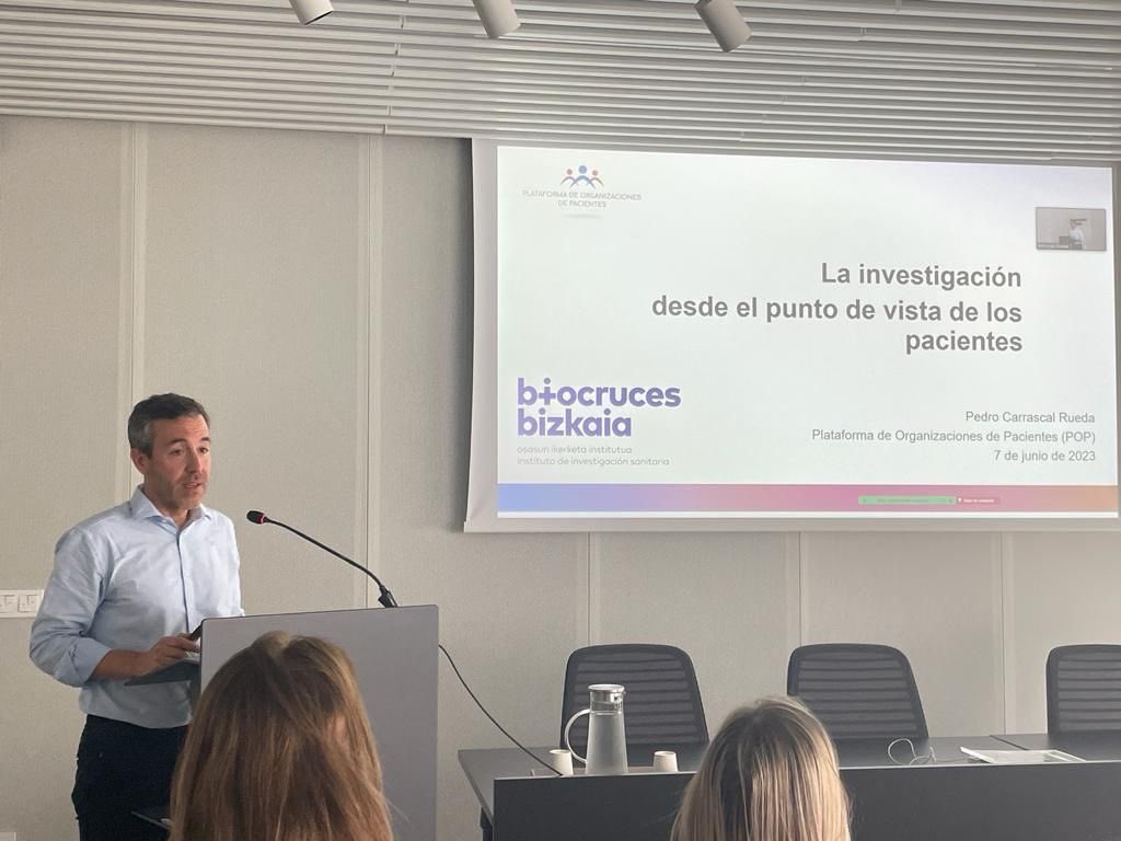 Me incorporo a la Comisión de Investigación de <a href="/biocrucesHRI/">IIS Biocruces Bizkaia ahora IIS Biobizkaia</a> 
<a href="/pacientesPOP/">Plataforma de Organizaciones de Pacientes</a> 
Incorporando la perspectiva y participación del paciente en la #investigación y en la toma de decisiones de #Salud desde el principio.

#eskerrikasko #gracias por la oportunidad!