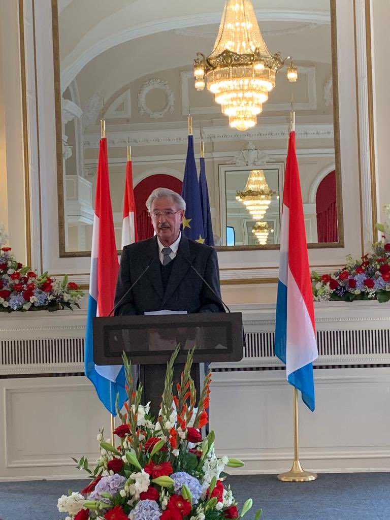 At the reception on the occasion of #Luxembourg’s National Day, I had an honor to speak with the head of @MFA_Lu H. E. Minister Jean Asselborn.
We exchanged views on the development of 🇰🇿🇱🇺 relations and on the schedule of bilateral and multilateral events.