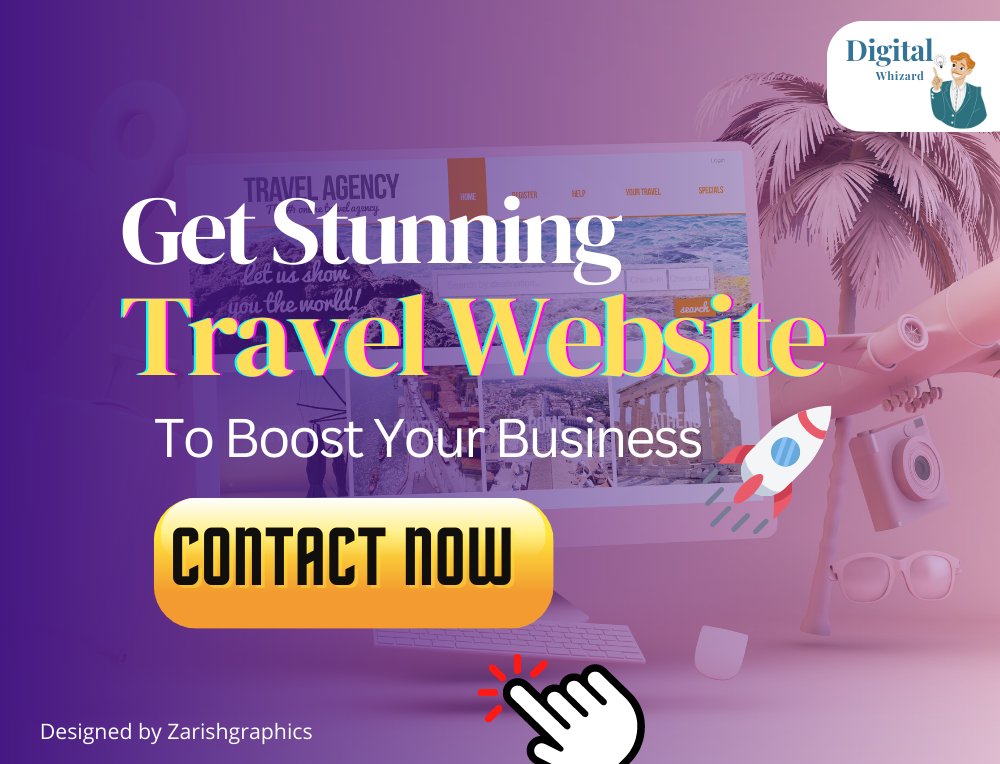 digitalwhizard's tweet image. ✈️🌍 Unleash the Power of Travel with an Inspiring Website! Let&apos;s Fuel Your Business! 🔥✨ 

Don&apos;t miss out on the incredible opportunities a travel website presents. 

#FreelanceWebDeveloper #TravelWebsite #Wanderlust #DigitalWhizard #AdventureAwaits