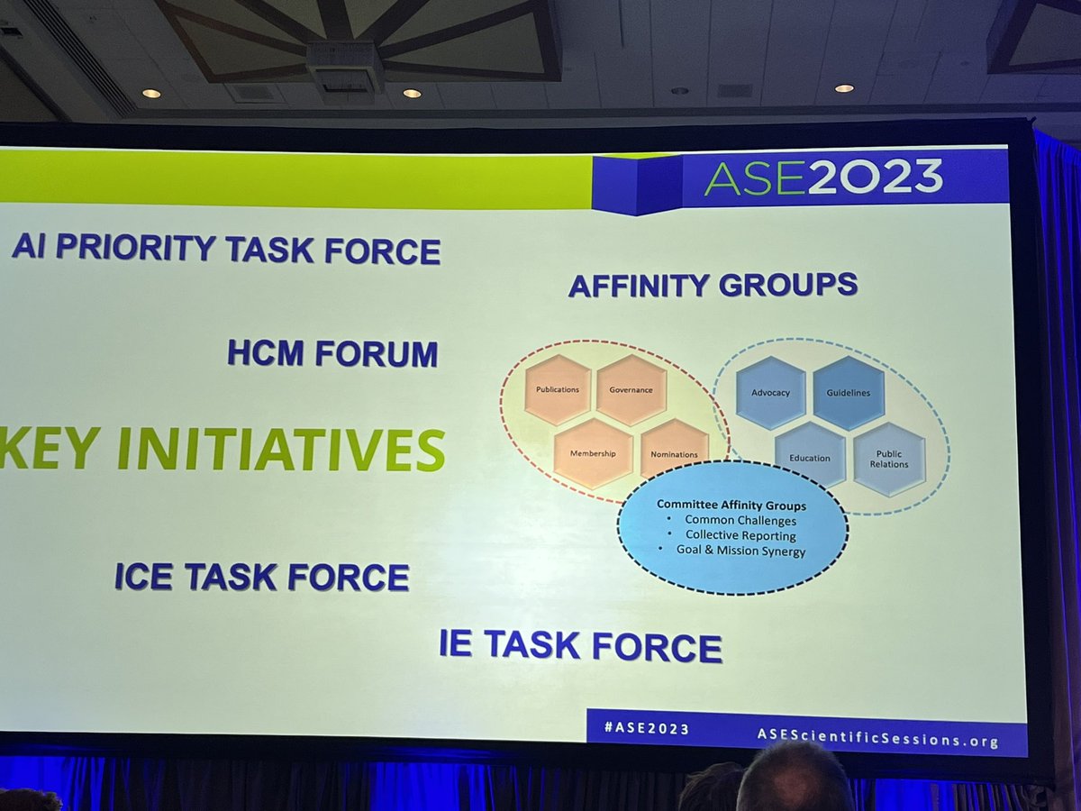 Akhil Narang, MD (@akhilnarangmd) on Twitter photo #ASE2023 Presidential Update.
Terrific tenure from <a href="/SLittleMD/">Stephen Little, MD</a> with an outstanding focus on interventional echo, artificial intelligence, advocacy among many other key areas!
Big congratulations to <a href="/maddiejane25/">Madeline Jankowski</a> and <a href="/Kirkpatj1/">Jim Kirkpatrick</a> for organizing an amazing Scientific Sessions! #ASE2023 Presidential Update.
Terrific tenure from <a href="/SLittleMD/">Stephen Little, MD</a> with an outstanding focus on interventional echo, artificial intelligence, advocacy among many other key areas!
Big congratulations to <a href="/maddiejane25/">Madeline Jankowski</a> and <a href="/Kirkpatj1/">Jim Kirkpatrick</a> for organizing an amazing Scientific Sessions!