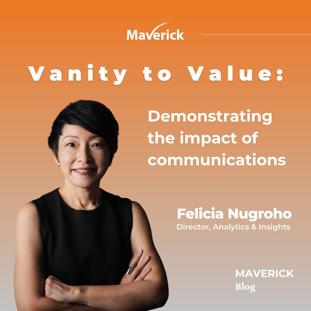 Part of how Maverick celebrates its 21st anniversary lies with how it tries to help raise the standards for Measurement and Evaluation not only in Indonesia but further afield.

Visit maverick.co.id/blog/vanity-to… and delve deeper into our remarkable achievements!

#Mav21stAnniversary