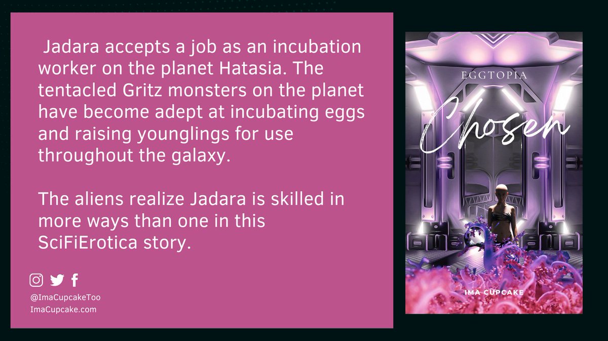 Chosen: Eggtopia -  a #Tentacle alien egg ovipositor short story.

 #QuickRead #EroticaReaders #KindleUnlimited #ScifiErotica #alienlover

👽 geni.us/Chose