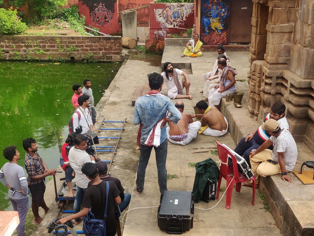 Shooting set of Pushkaraa 🧔🏻 Can u guess the place?