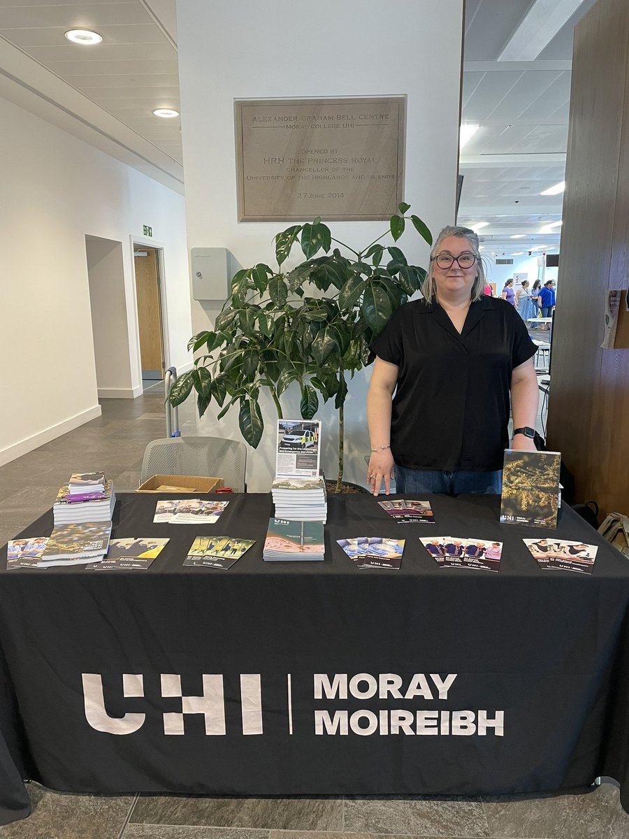 Having a cracking day <a href="/UHIMoray/">UHI Moray</a>.   Please stop by if you are visiting <a href="/moraybluelight/">Moray Blue Light Festival</a> festival, as I may be able to help with the treasure hunt 😉#thinkUHI