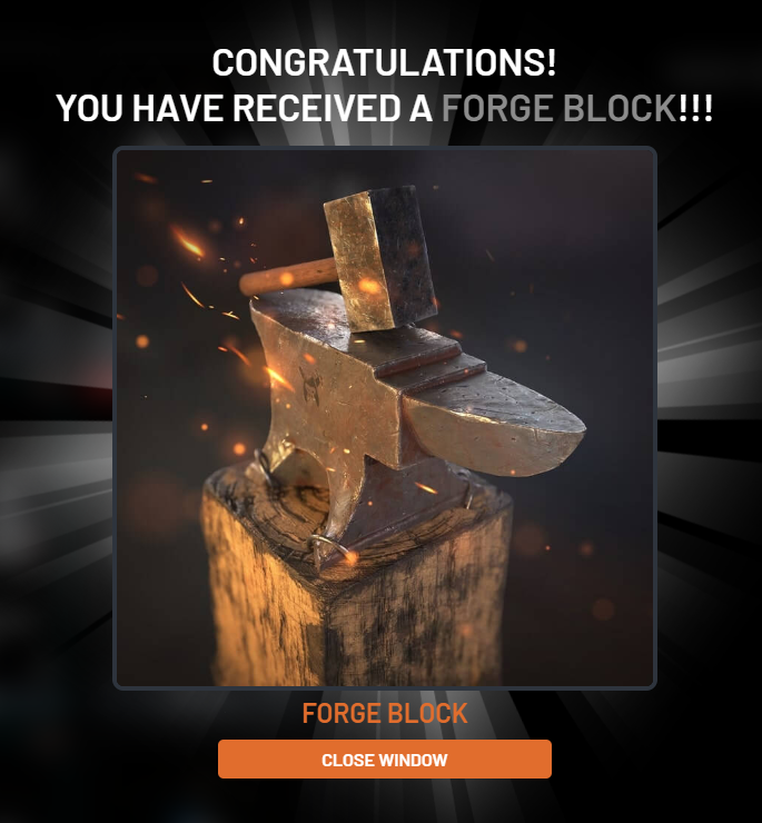 the_known_dev's tweet photo. I  sacrificed this U-Ruby eyes for a FORGE BLOCK. #SacrificersSecret https://t.co/n1k6Txaujt