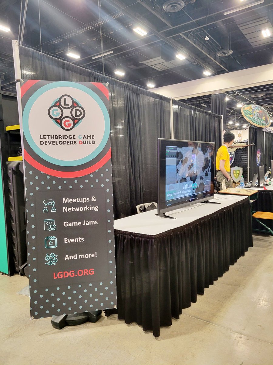 GameDevYQL's tweet image. Interested in game dev is Alberta? Want to see what some of our local devs are up to? Come chat with us at Game Con Canada, check out Schooled by @CrenelAndMerlon, and doodle on the desk (without getting detention 😉)!