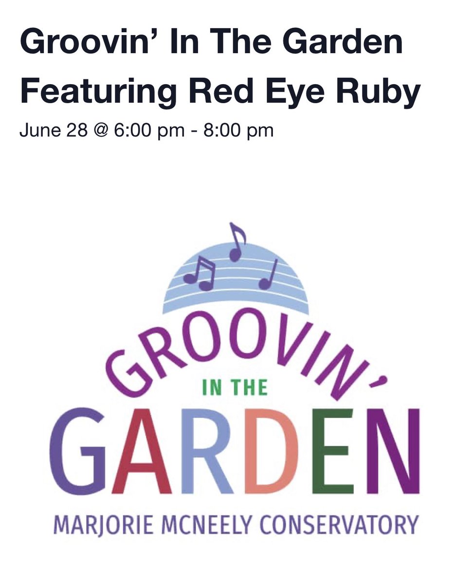 See you in the garden! 

Details here: comozooconservatory.org/event/groovin-…