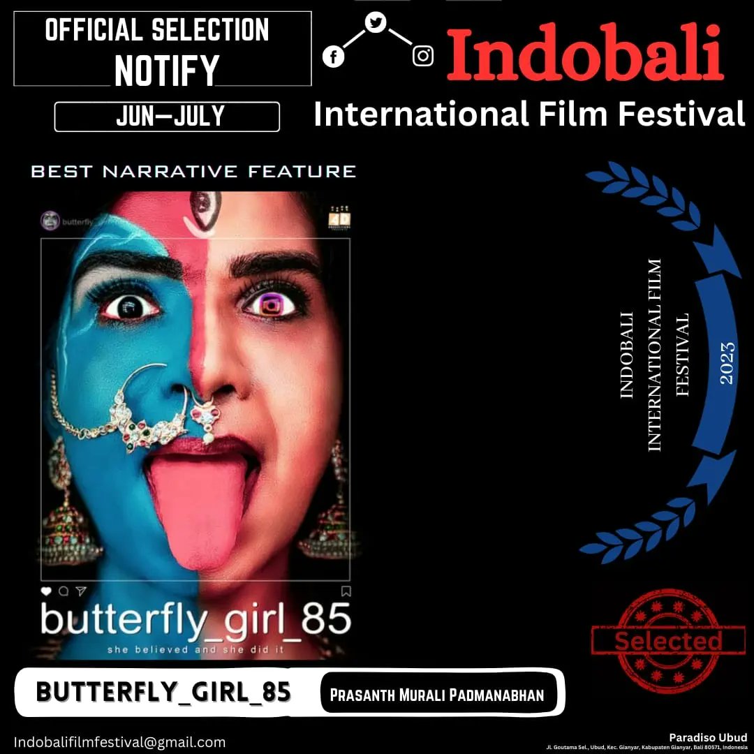 IndobaliF's tweet photo. Congratulations to all the officially selected project and their makers.❤
Best wishes from team #IIFF

#iiff2023 #iiff #supportindiefilm
#filmfreeway #indiefilm #officialselection https://t.co/o9xQbPg5k6