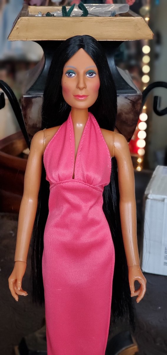 Leggo my #mego! A repainted and soon to be #ooak restyled #CHER by moi! See more at ncruz.con of my #celebrityrepaints

#icon #sharingcher #halfbreed #oscarwinner #moonstruck #mermaids #forevercher #megorepaints <a href="/cher/">Cher</a>