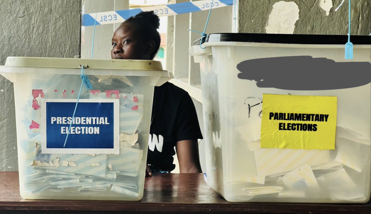 Sierra Leoneans decide the future of their country for the next 5yrs  through the polls. 
Good Luck!