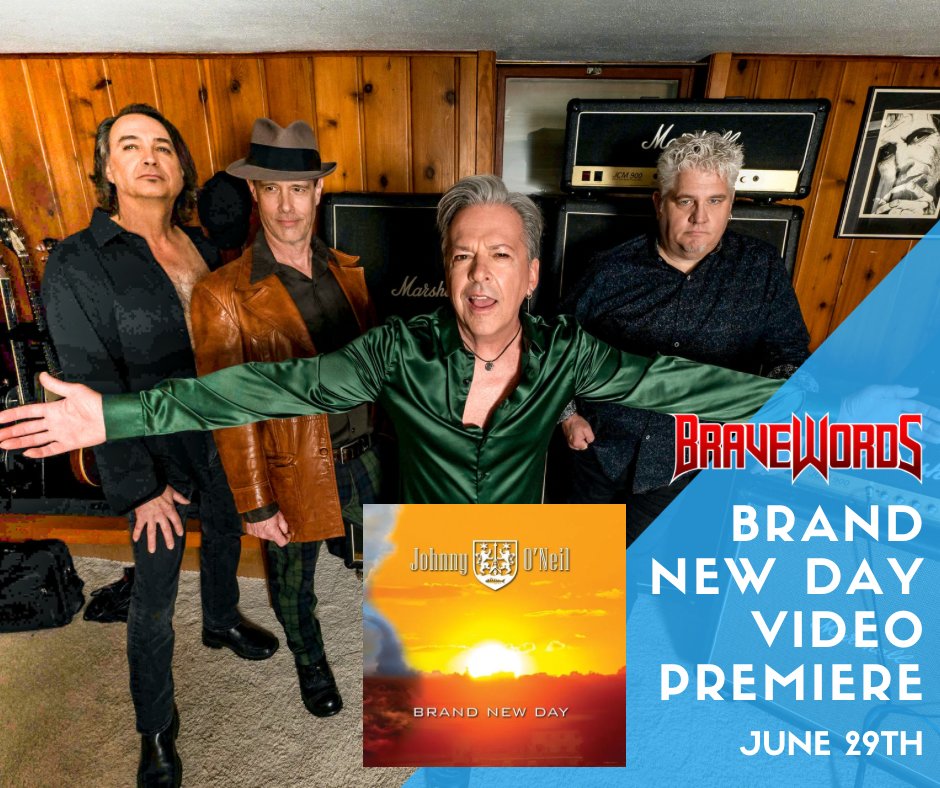 JOHNNY O’NEIL will be premiering their new music video for the single BRAND NEW DAY on BRAVEWORDS.com June 29th!

#johnnyoneil #brandnewday #dareforce #minnesotarock #minnesotamusic #mnmusic #twincities #newmusic #hardrock
