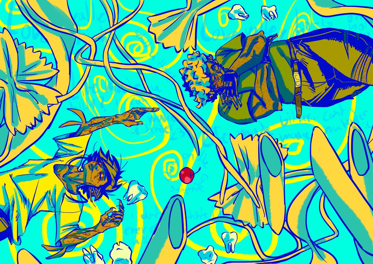 Socks (happy pride month!!) on Twitter "Asha and Isaac drawing based