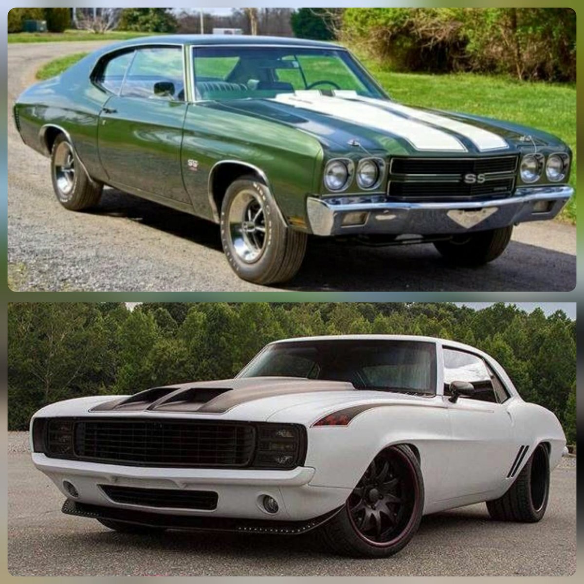 Mopar_Logic's tweet photo. Top or bottom??
#Chevy #chevrolet #Camaro #chevell #AmericanMuscle #v8 #ClassicCars #Cars https://t.co/mUw4tQn2OH