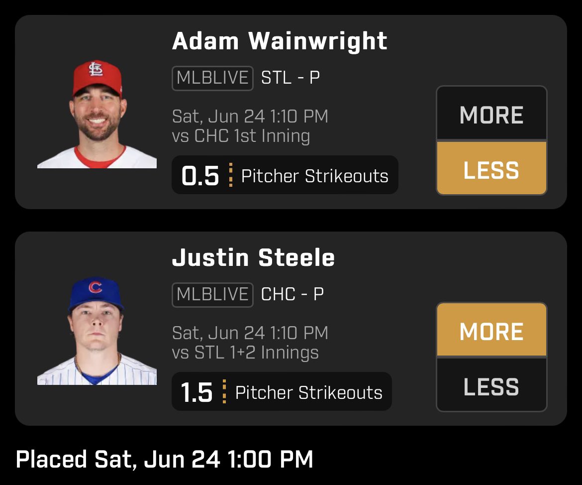 MLB Live 2 man 🔐

#PrizePicks #prizepickMLB #MLB #UnderdogFantasy #FanDuel #Playerprops #GamblingTwitter #Sportsbettingonline