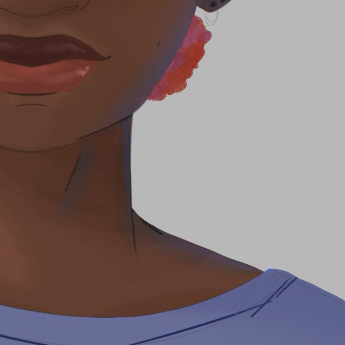 「dark skin lips」 illustration images(Latest)｜3pages