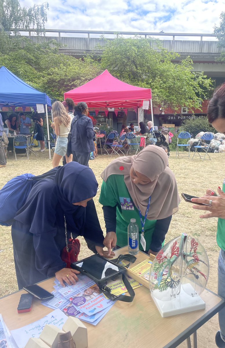 🌳🎉 Really fab Saturday ⁦@nova_newopps⁩’s #GreatGetTogether learning about indoor #AirQuality with families! 

Today was our brilliant new Operations Officer Sumeya’s first day out at a local community event, connecting and listening to residents. 👏🏽 

Happy 40th Nova! 🎂