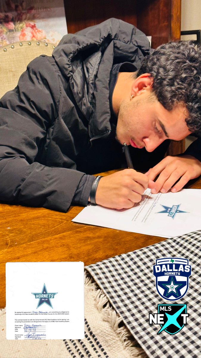 I am beyond blessed to announce my commitment to the Dallas Hornets U-17 MLS NEXT team for this upcoming 2023-2024 year. Thank you to all the coaches, players, and mentors who helped me get here. This is just the start!