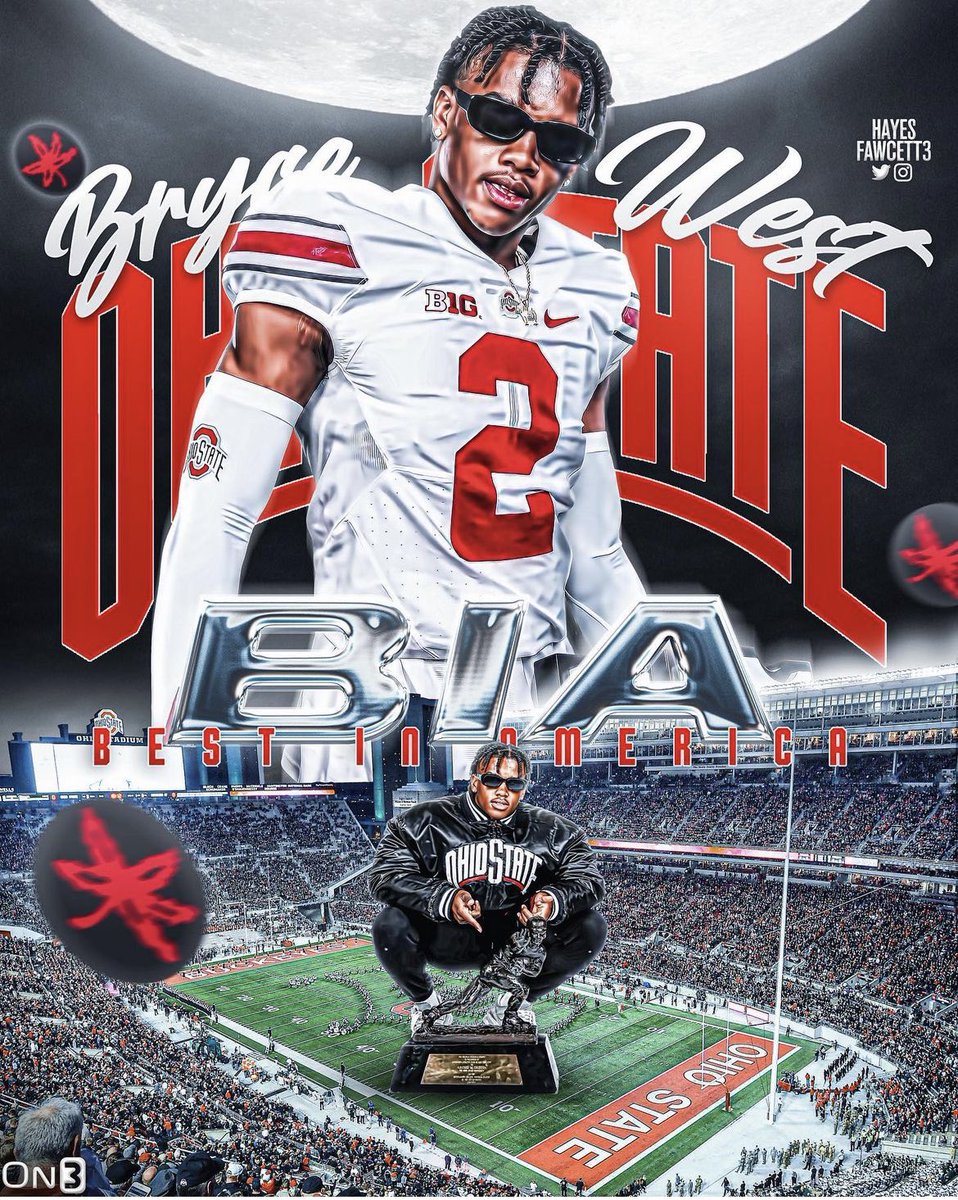 BarstoolOSU's tweet photo. BOOM!! CB Bryce West has committed to Ohio State ‼️‼️HUGE Get 🌰Welcome to BIA 🎸@bryvonny @Hayesfawcett3 https://t.co/s958G92FQY