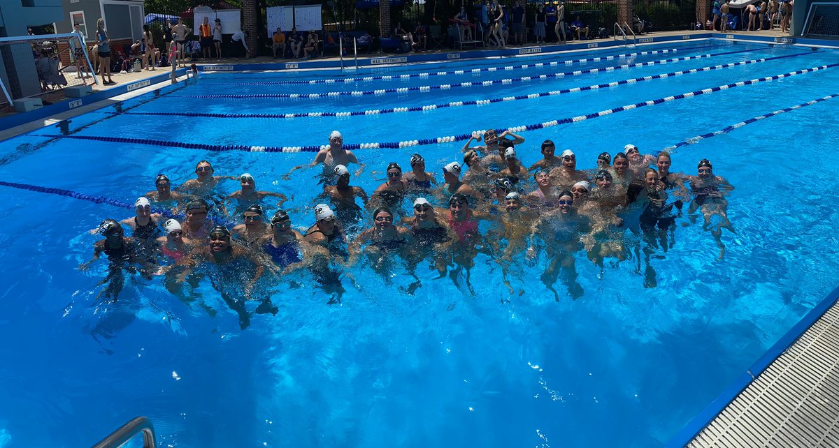 CSPInvite's tweet image. 13 &amp;amp; Over Swimmers are ready to beat the heat!!