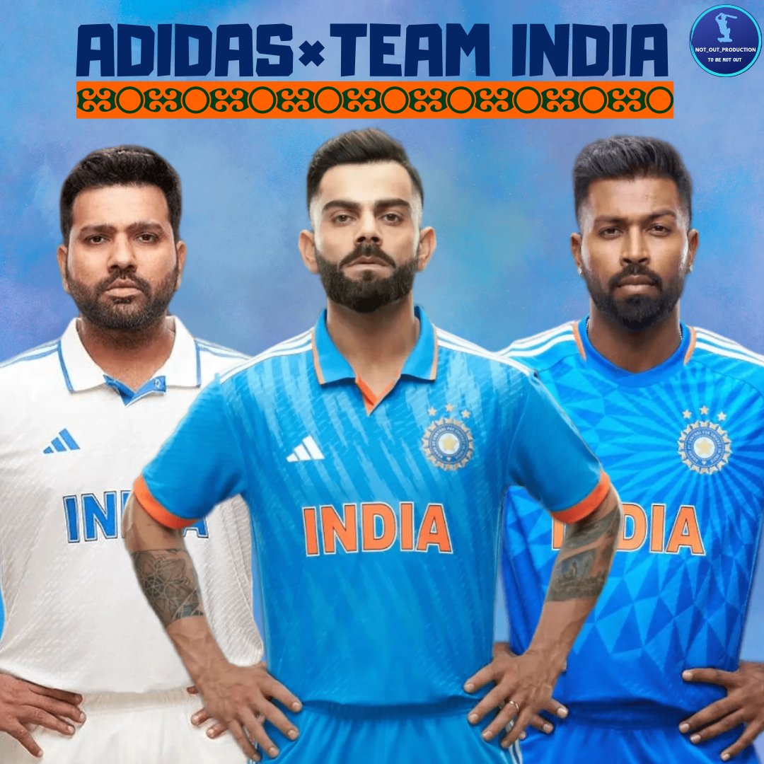 Adidas All Formats Team India Jerseys 👕🇮🇳.

#Adidas #AdidasXBCCI #TeamIndia #AdidasTeamIndiaJersey #ImpossibleNothing #OwnYourStrip