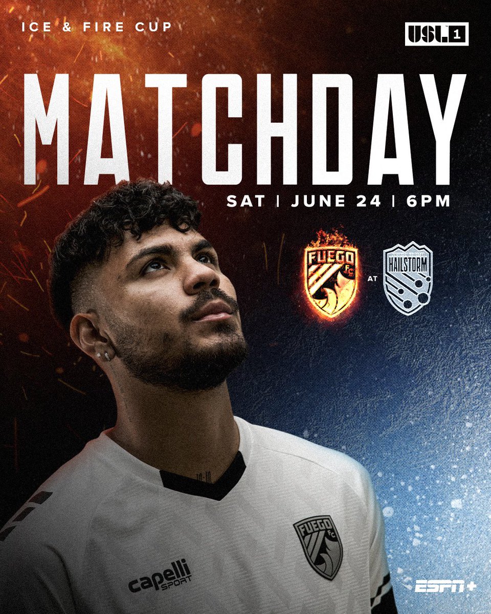 fuego_futbol's tweet image. MATCHDAY! 🔥

Join us today at @DaveandBusters 5:30-8:30PM or tune in on ESPN+ for the second round of the Ice &amp;amp; Fire Cup! ❄️⚔️🔥

#ForValleyandClub #NCOvCV #iceandfire