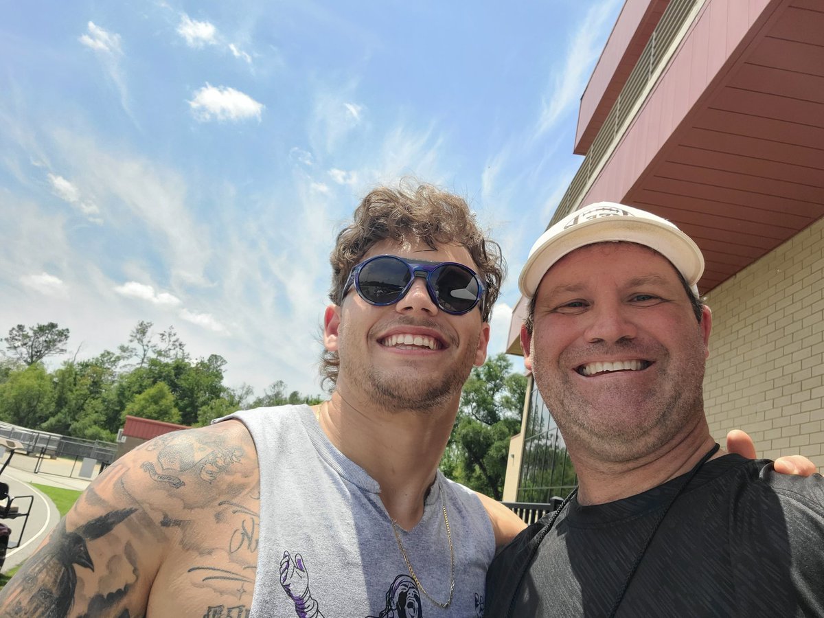 Today was awesome!  I couldn't be any happier being back at <a href="/rockerlee229/">The Rocker Lee</a>! Glad to see these guys from the past who have meant so much to me during my coaching journey. Proud to see them succeeding as great men! <a href="/Jase_orndorff4/">Jase Orndorff</a>, <a href="/JayRob_7/">Jay Rob</a>, <a href="/Primeee23/">Mark Robinson</a>, <a href="/Tory44Carter/">TORY CARTER</a>