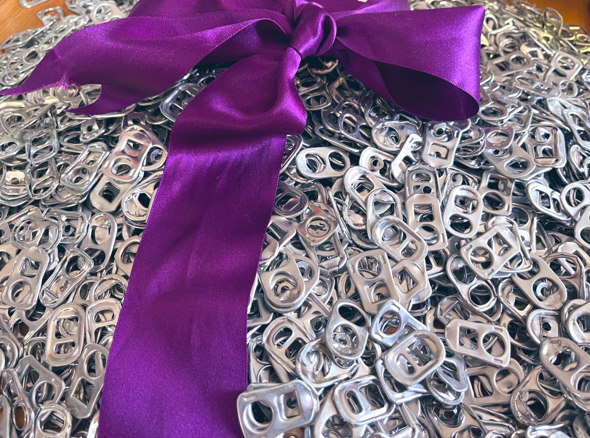 Do you reckon you could tell how many ring-pulls there are here? Come along to the village fair tomorrow afternoon and have a guess for 50p. You might win a prize. 

(Oh, and we’re singing there too 🎶). 

#Bletchingley #Community #Choir #ringpulls #hydration !
