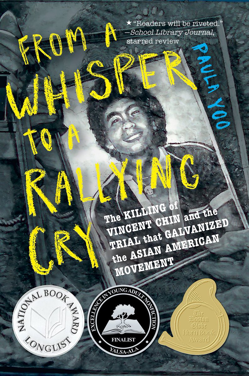 PaulaYoo's tweet photo. Thank you @StopAAPIHate for your advocacy! The Paperback edition &amp; high school Teacher Guide of my @NYRBooks #YA #nonfiction #VincentChin #NationalBookAward #Longlist award-winning book of my personal exclusive interviews with Vincent Chin sources &amp; new info is out Aug. 21, 2023. https://t.co/Ud7rTCdbTA