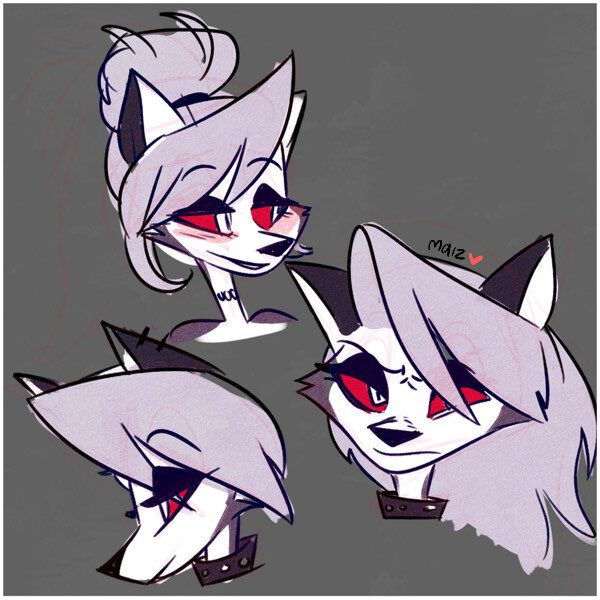 maiz_eee's tweet photo. Some old Loona sketches I never posted but thought I should in honour of the new(?) ep 

#helluvaboss #HelluvaBossFanart #loonafanart #loona #HazbinHotel https://t.co/3HfxLBH5Qx
