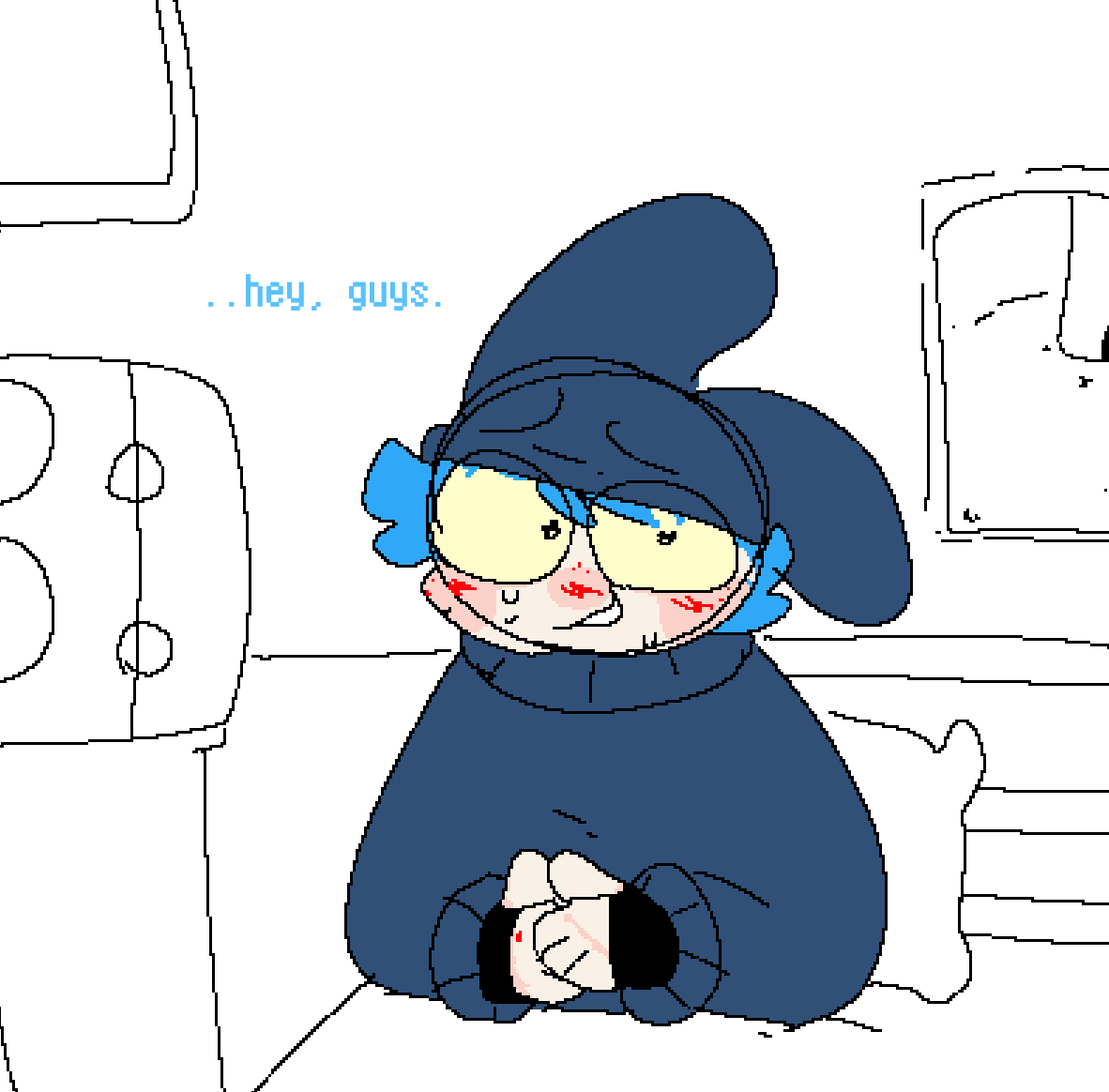 BerryParody's tweet photo. ..sorry if i scared you guys! apparently i was acting funny?
...
..okay, i won't play dumb.
i remember most of.. it.
i.. i'm sorry you all had to see me like that. and i'm.. sorry if anyone got hurt due to my.. reckless behavior. i'm in Mince's facility if anyone needs anything. https://t.co/I03TW6imhh