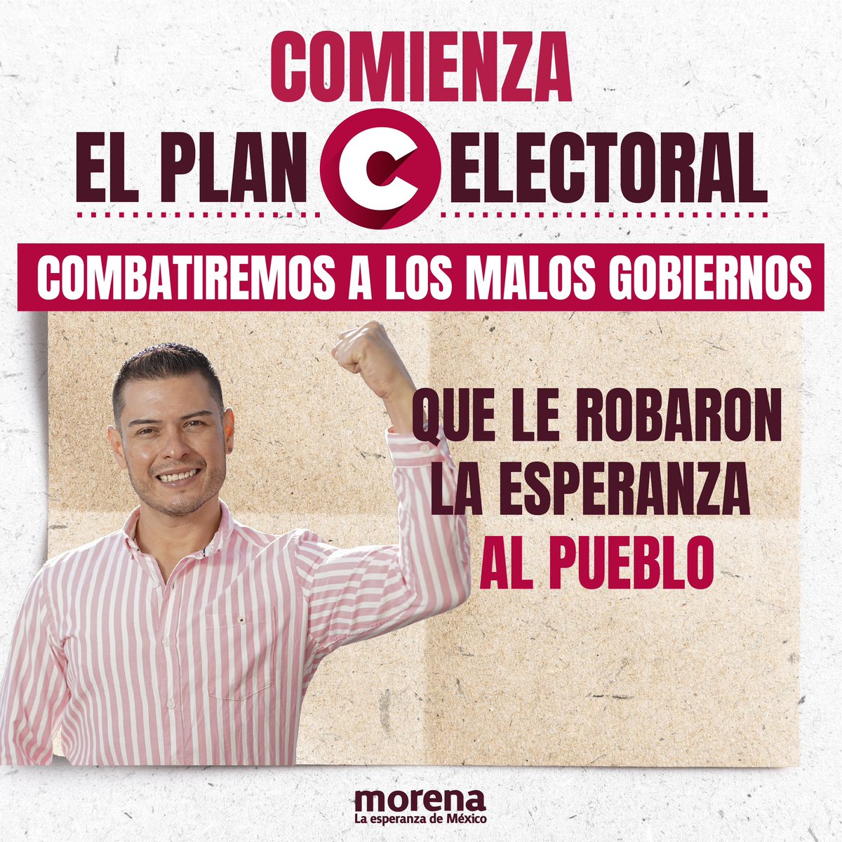 PartidoMorenaMx's tweet photo. Ya está en marcha el Plan C con el que millones de personas combatiremos las viejas prácticas de los conservadores.

Rumbo a 2024, ¡no le daremos ni un solo voto a los corruptos! https://t.co/5rHsi3A5Kq