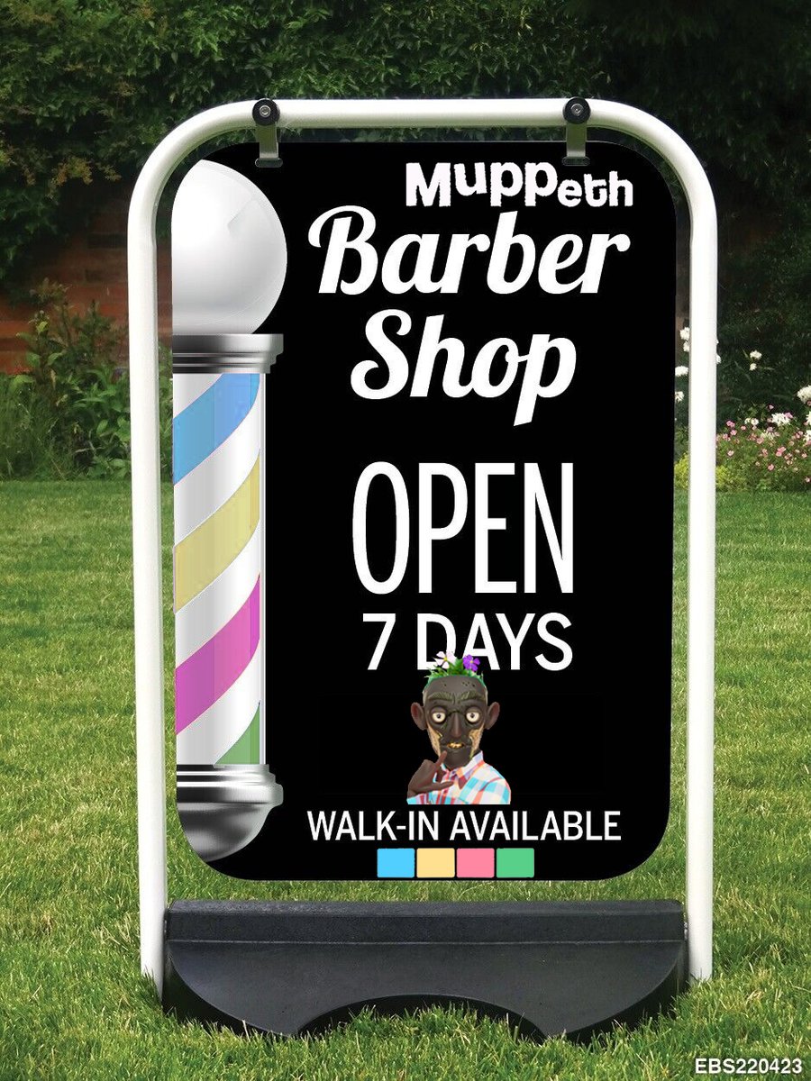 Opening a Muppeth barber shop, if you fancy a new haircut pop on by.  Baldies welcome, we do transplants too.