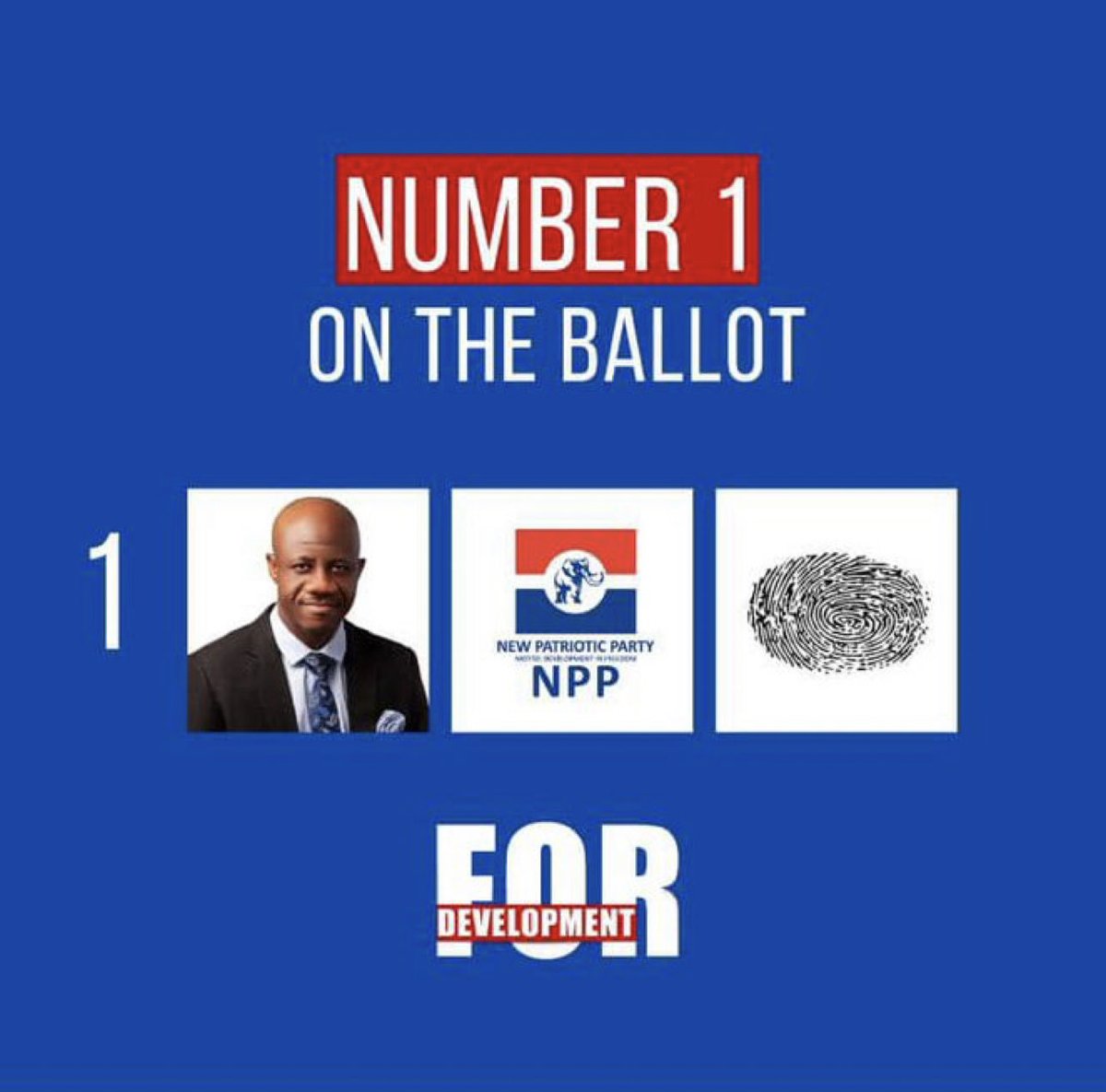 Charles Opoku is #1 on the ballot paper. Assin North shall vote massively for development and honest representation on June 27th. #AssinNorthBeyeyie